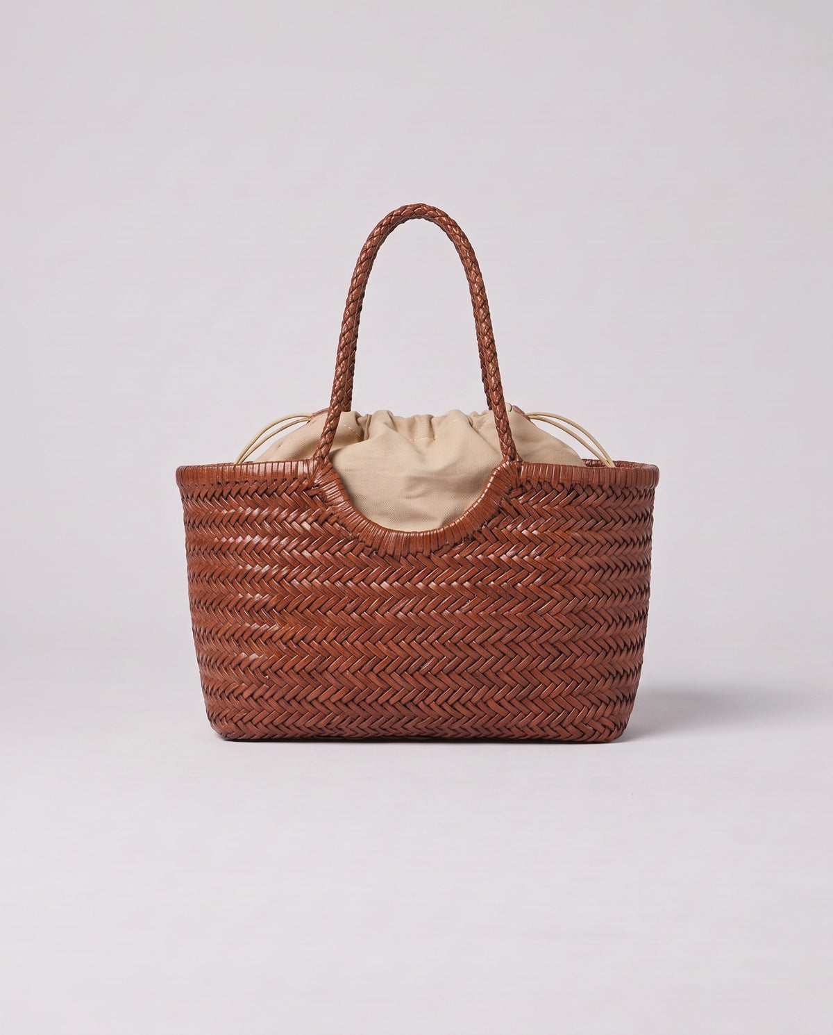 Valentina Gubbio bag in Cognac, front view