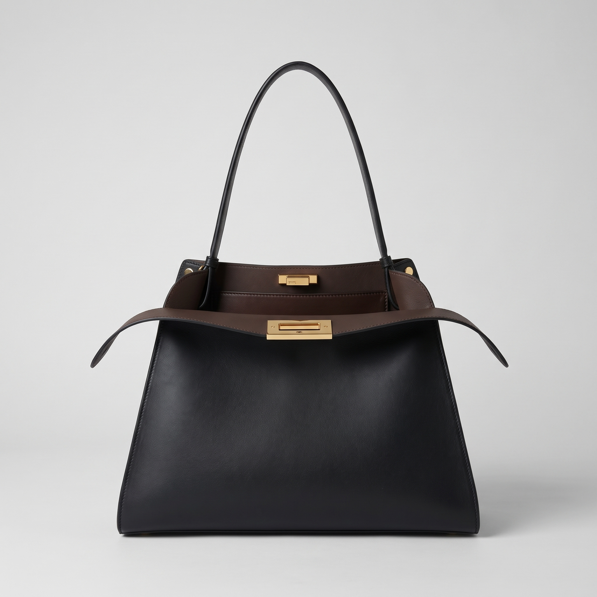 Valentina Siracusa top-handle bag in Black