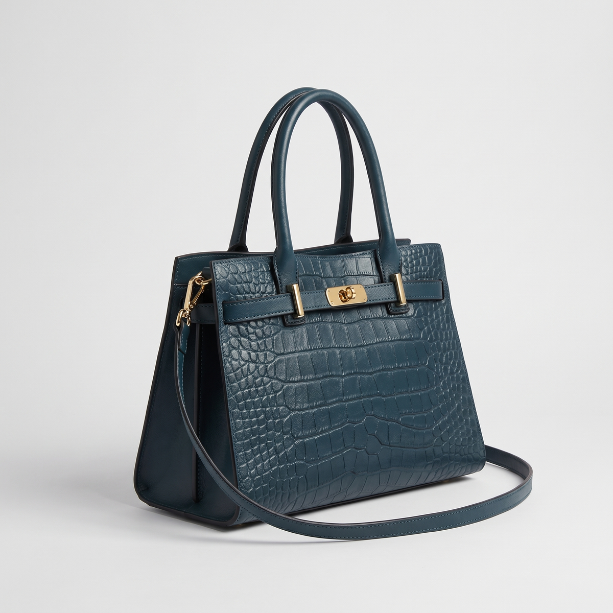 Valentina Sorrento top-handle bag in Denim