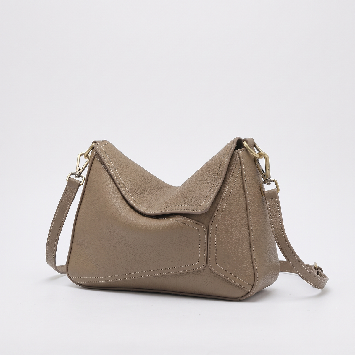 Valentina Camogli shoulder bag in Elephant Grey