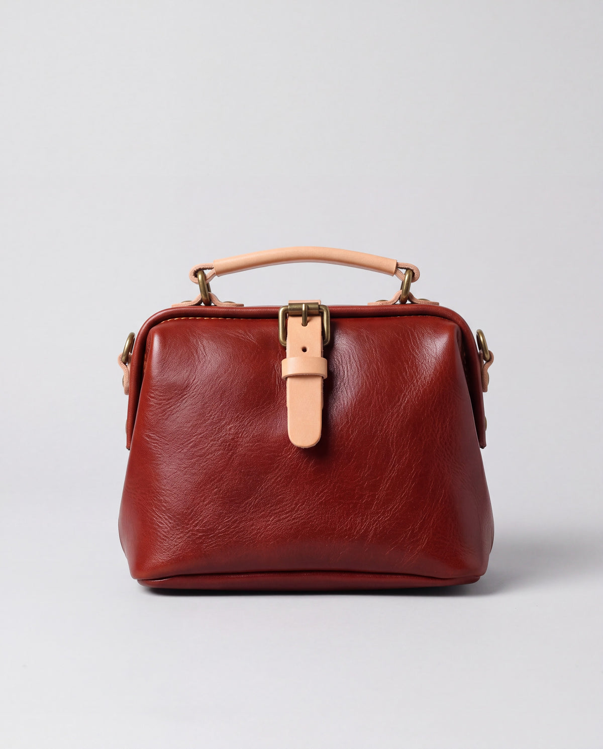 Mini Leather Bag bag in Red – front view