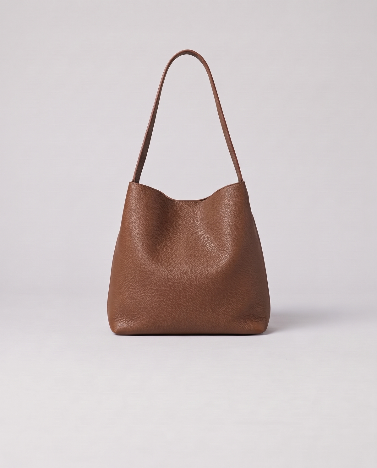Valentina Tela Large bag in Brown, front view