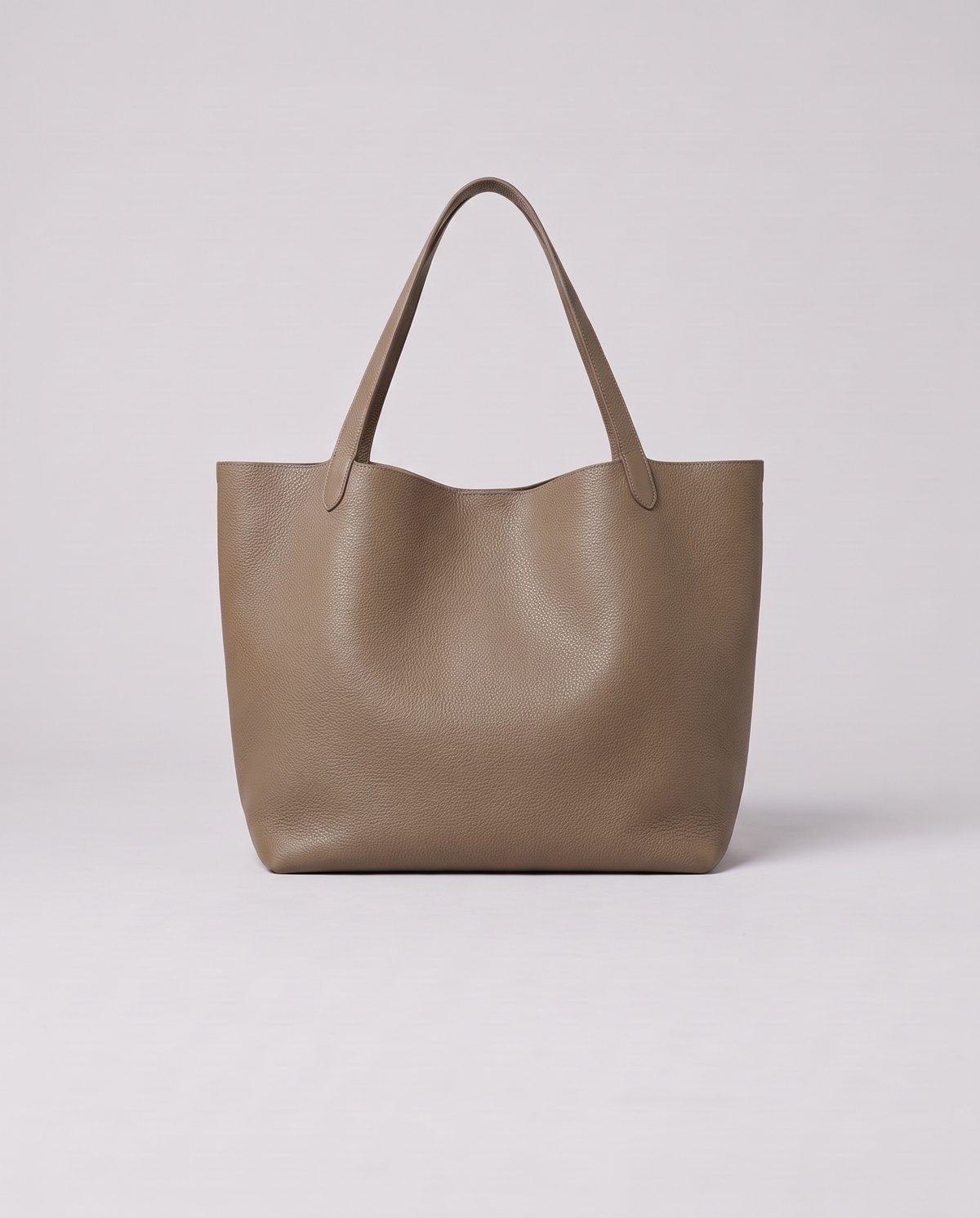 Valentina Tela Large bag in Taupe, front view