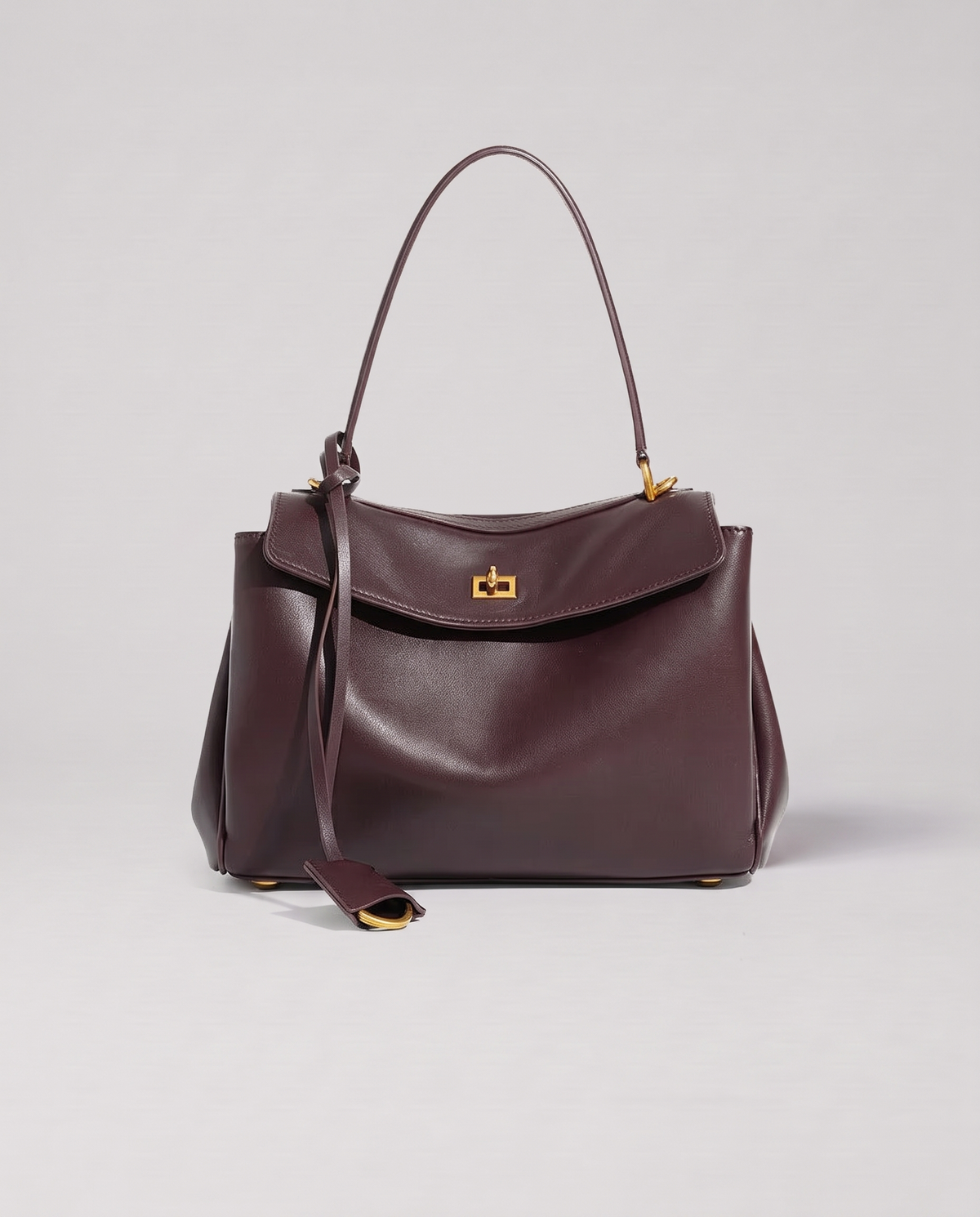 Valentina Tinto Small bag in Mahogany, front view
