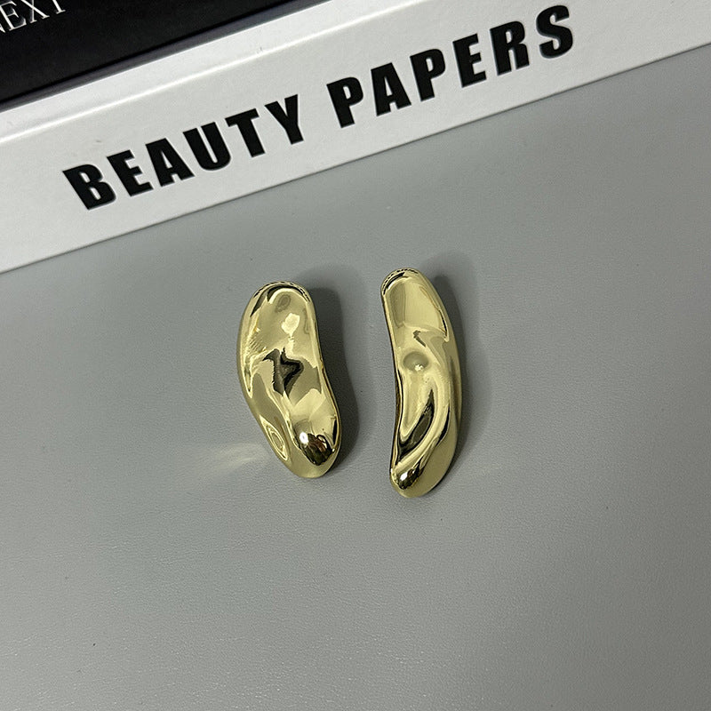 Corrugated Asymmetric Earrings