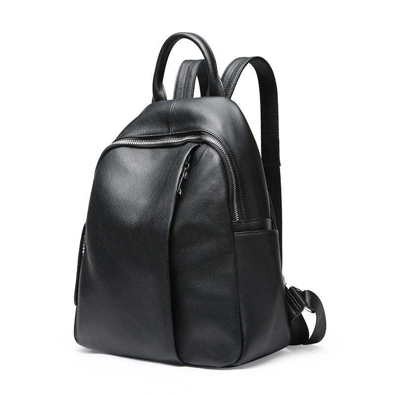 Womens Bag | Black Leather Backpack