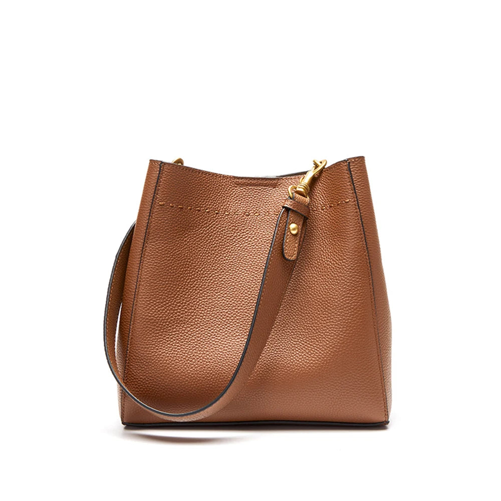 Valentina Ravello bucket bag in Brown