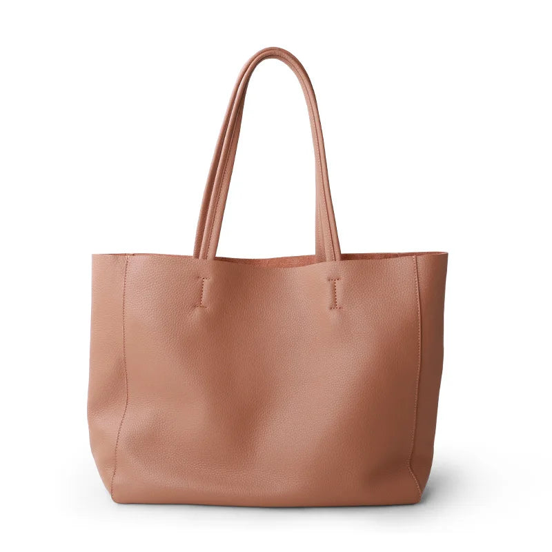 Valentina Perla Medium tote in Coral
