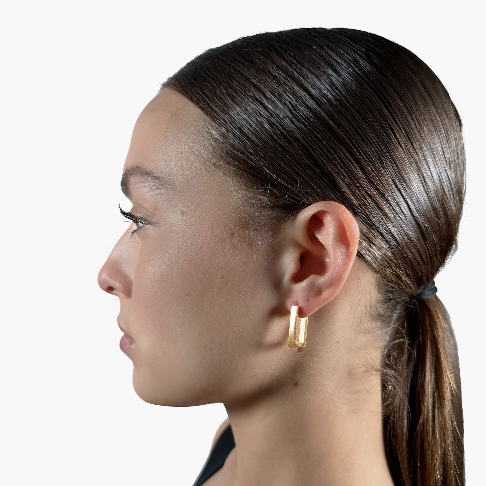 Large Block Earrings