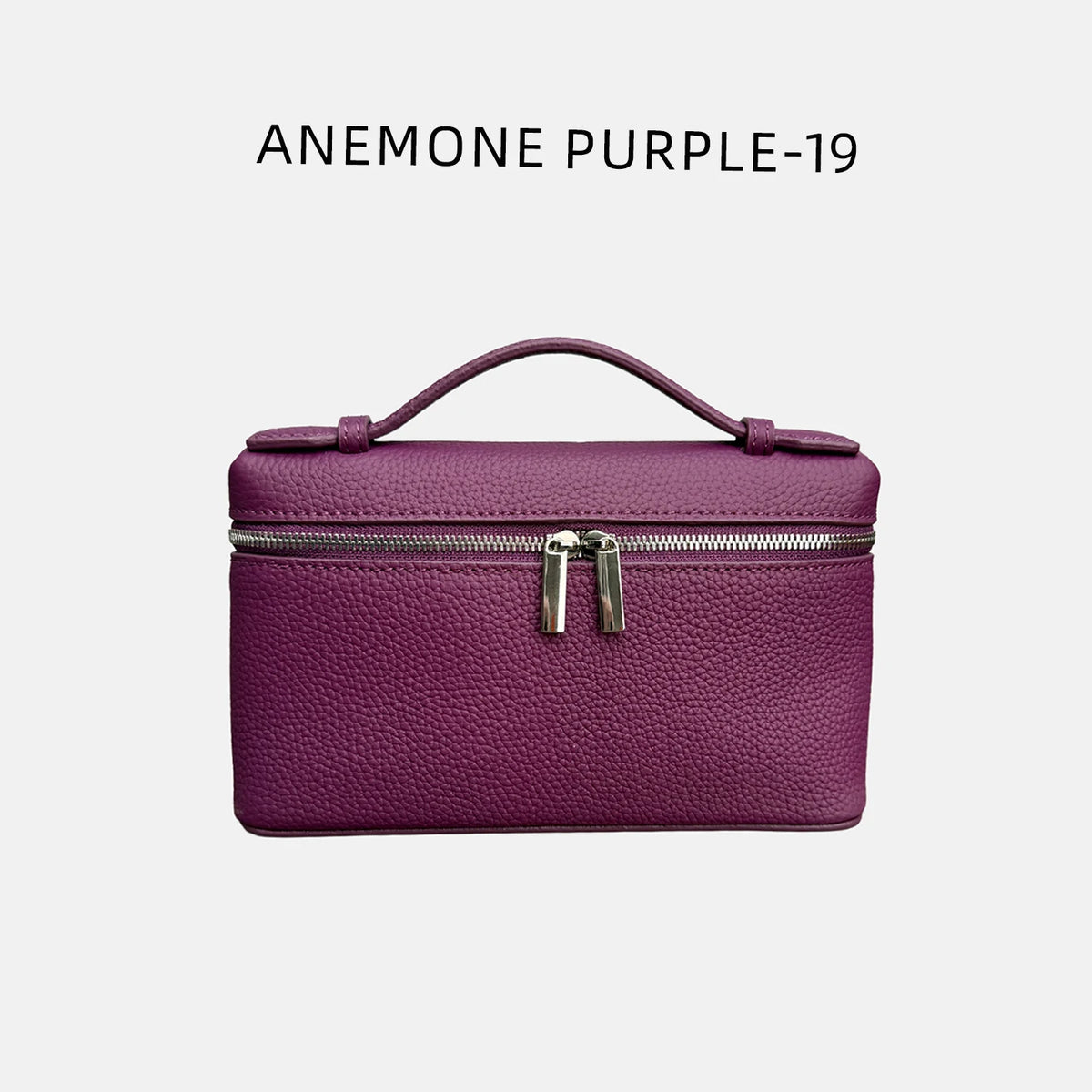 Valentina Orvieto Large top-handle bag in Orchid, front view