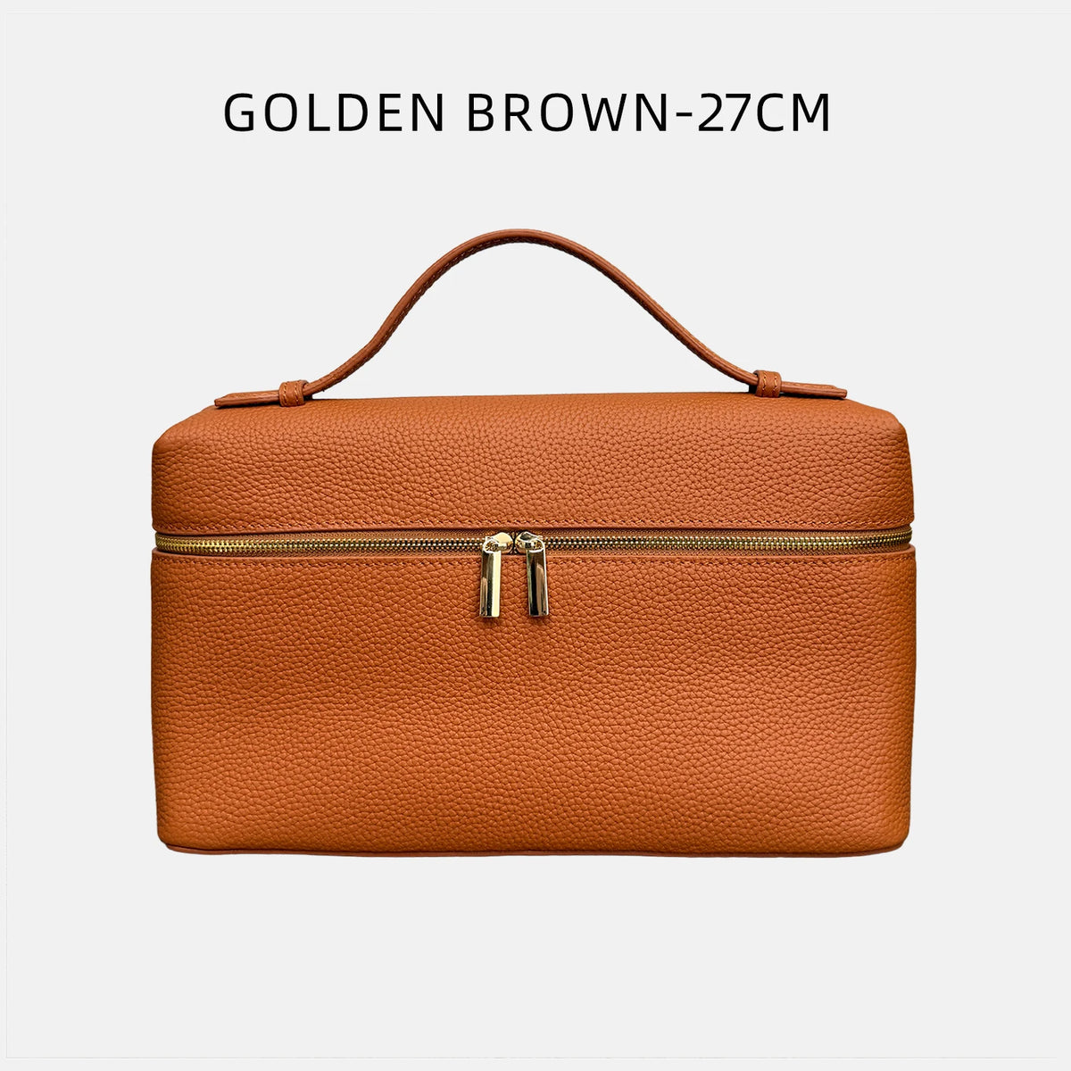 Valentina Orvieto Large top-handle bag in Golden brown