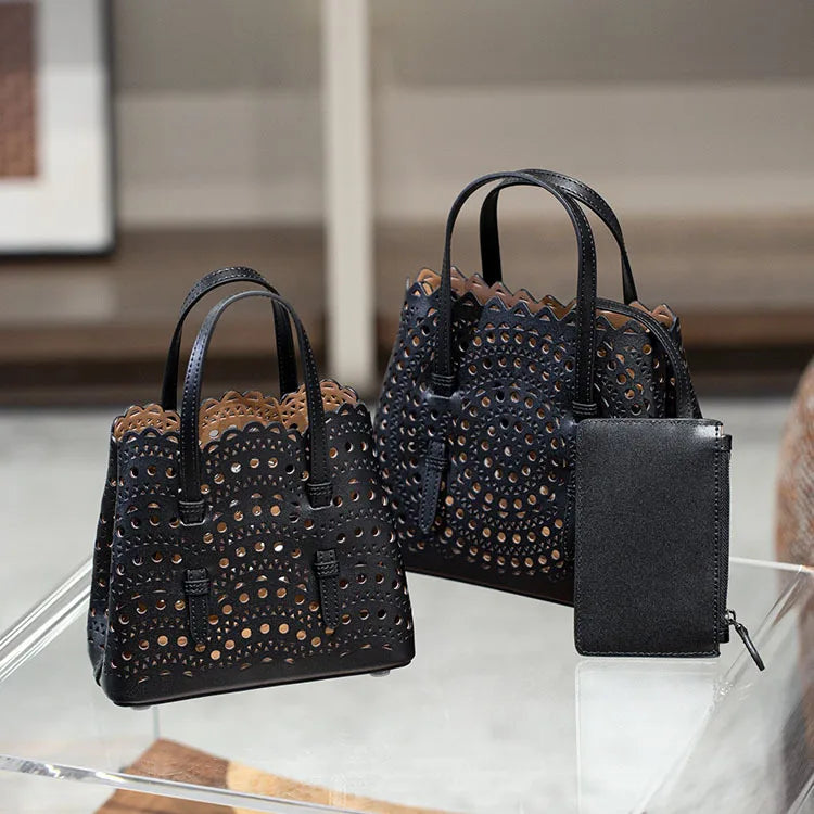 Valentina Urbino Large tote in Black