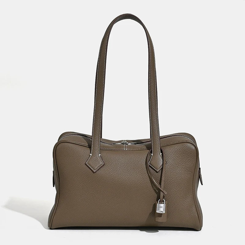 Valentina Rosa Large tote in Dark Gray