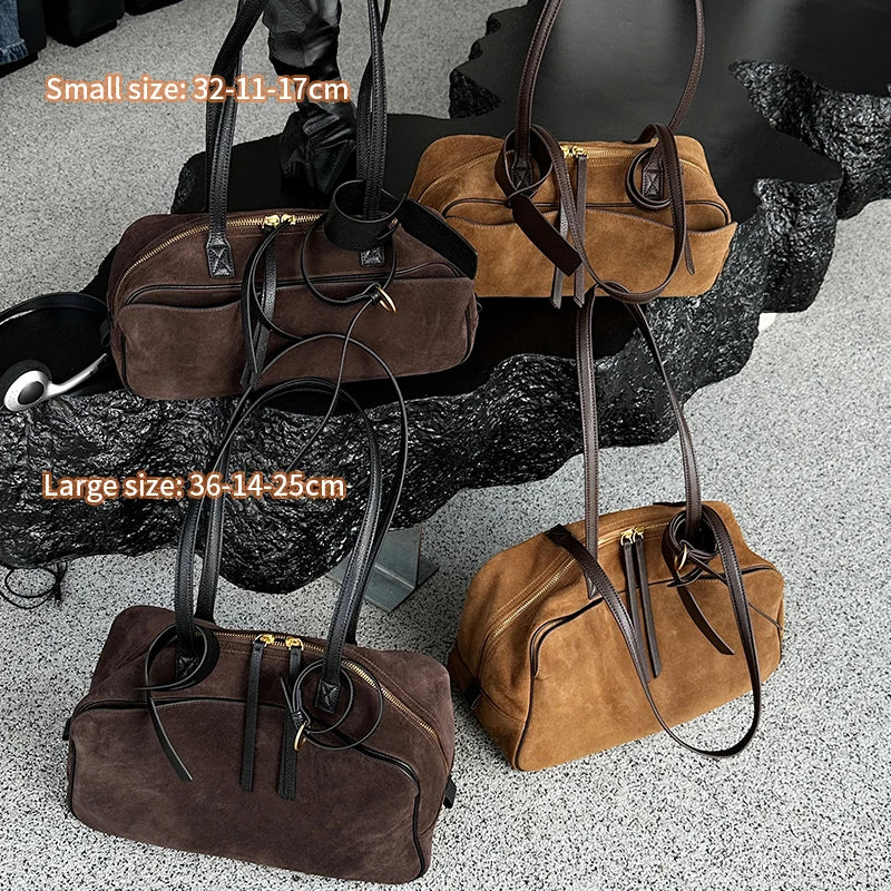 Valentina Umbra Small top-handle bag in Brown, interior