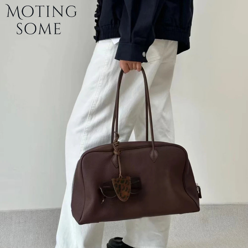 Valentina Pillow leather pillow shoulder bag