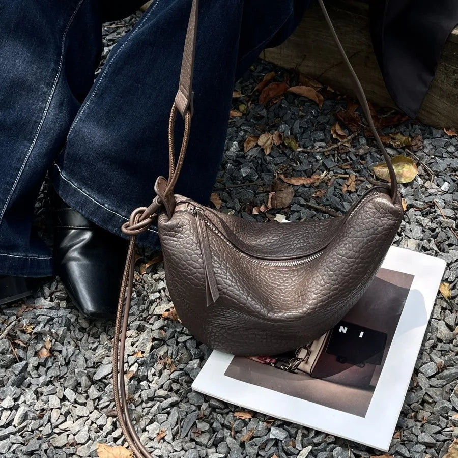 Valentina Pino crossbody bag in Coffee