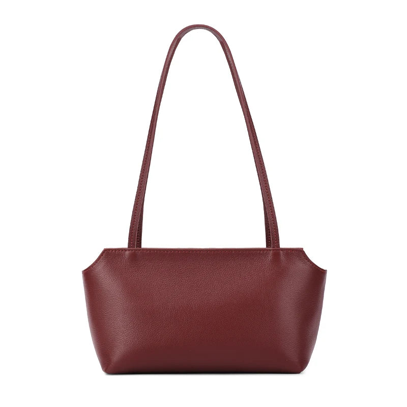 Valentina Capri tote in Wine red