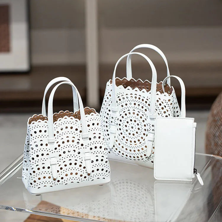 Valentina Urbino Small tote in White