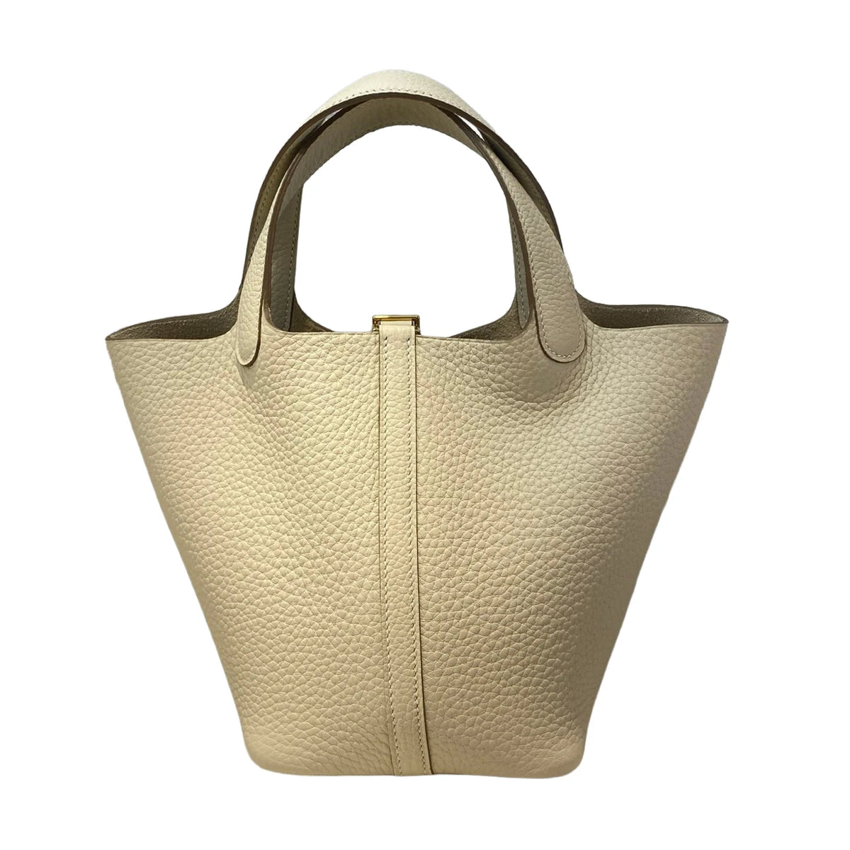 Valentina Ostuni Small bucket bag in Milkshake