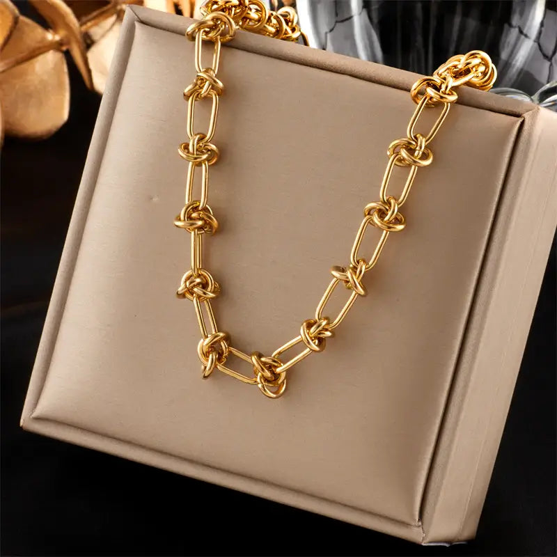 Thick Chunky Womens Necklace Womens Jewelry Valentina Rose