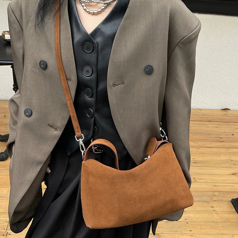Valentina Corso shoulder bag in Khaki, detail