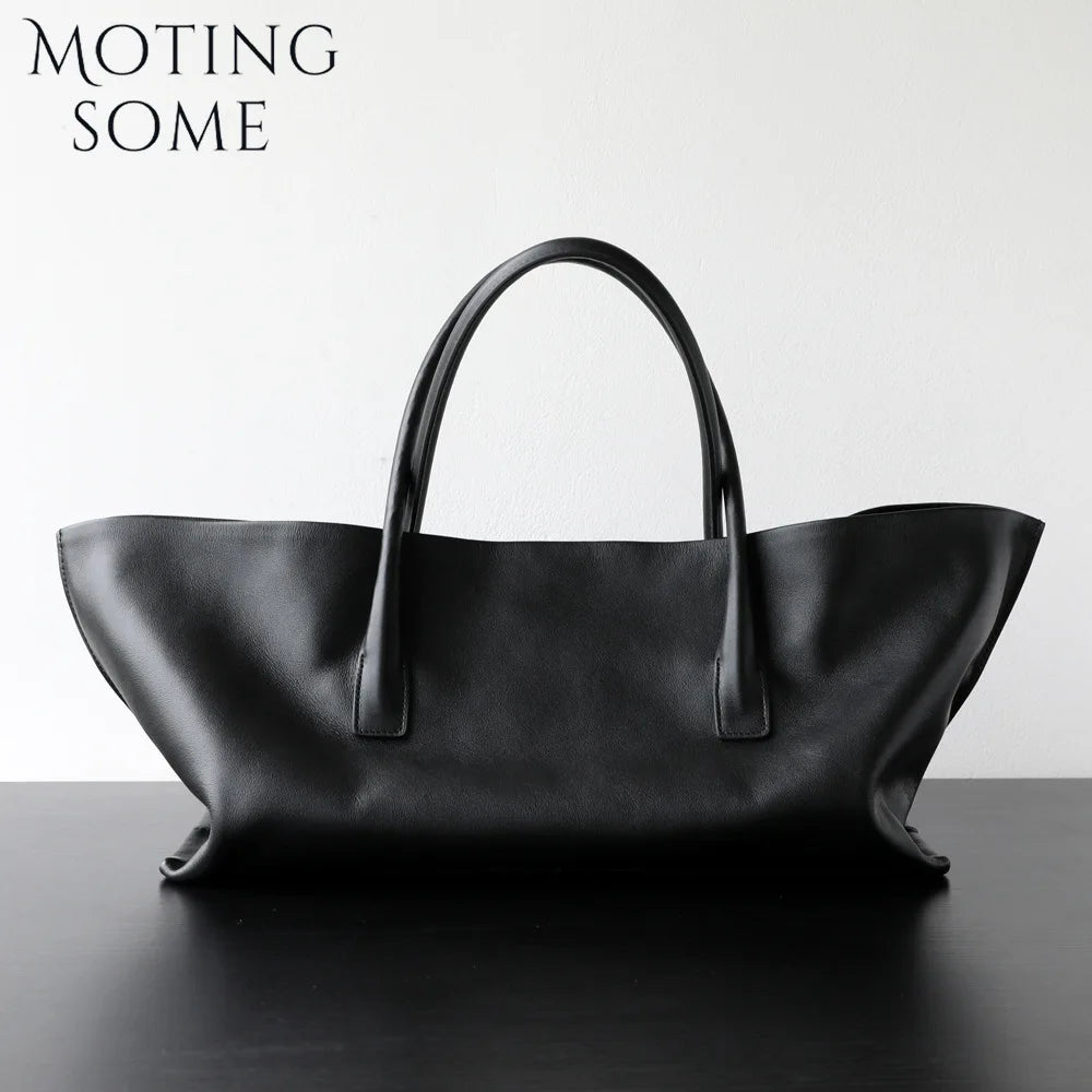 Valentina Piano tote in Beige, side view