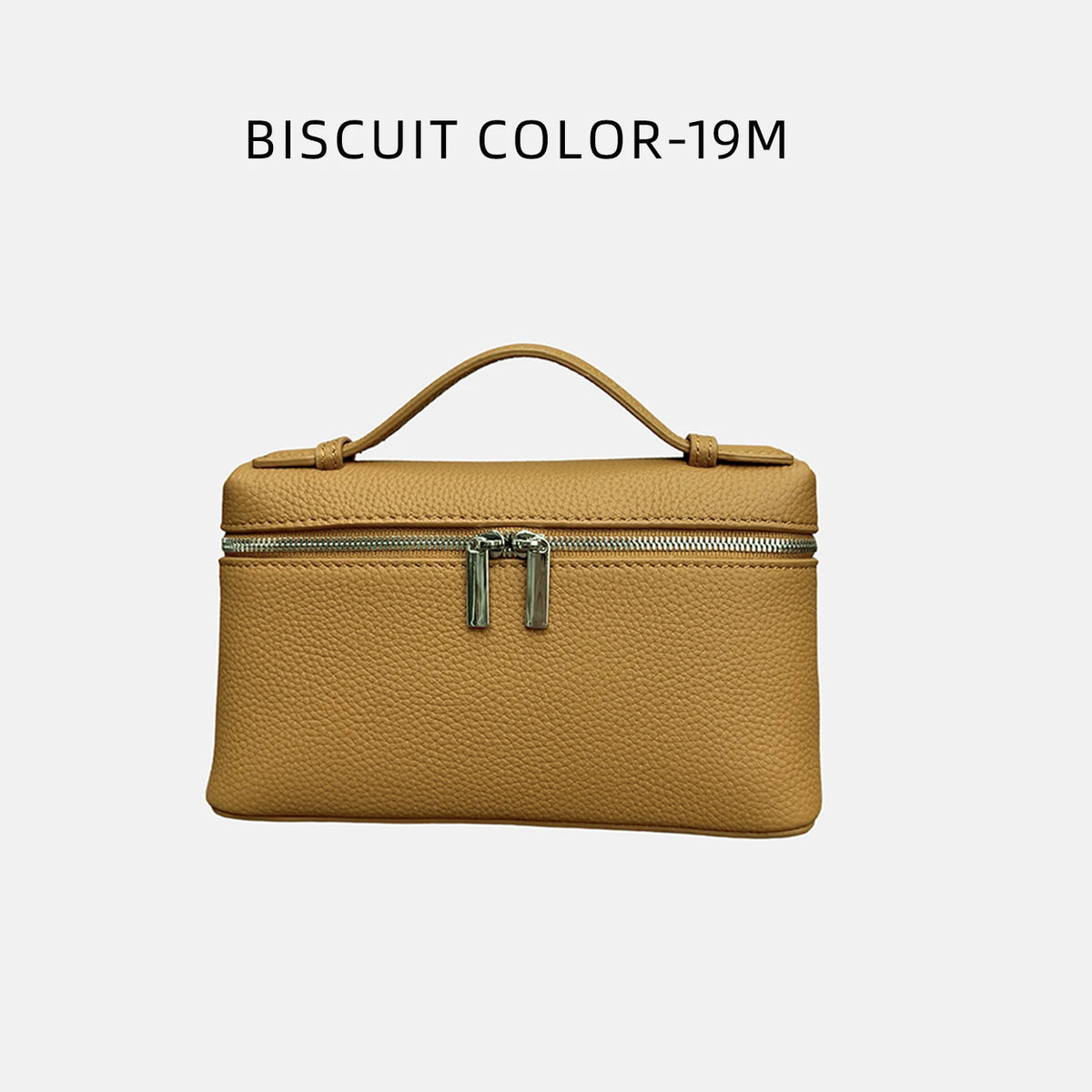 Valentina Orvieto Small top-handle bag in Biscuit