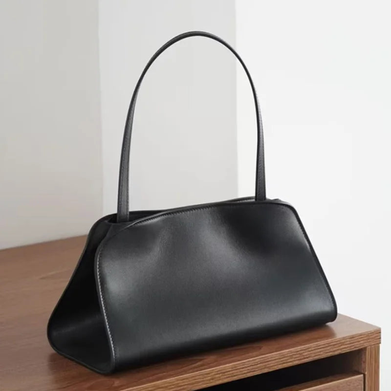 Valentina Oro tote in Grey, front view