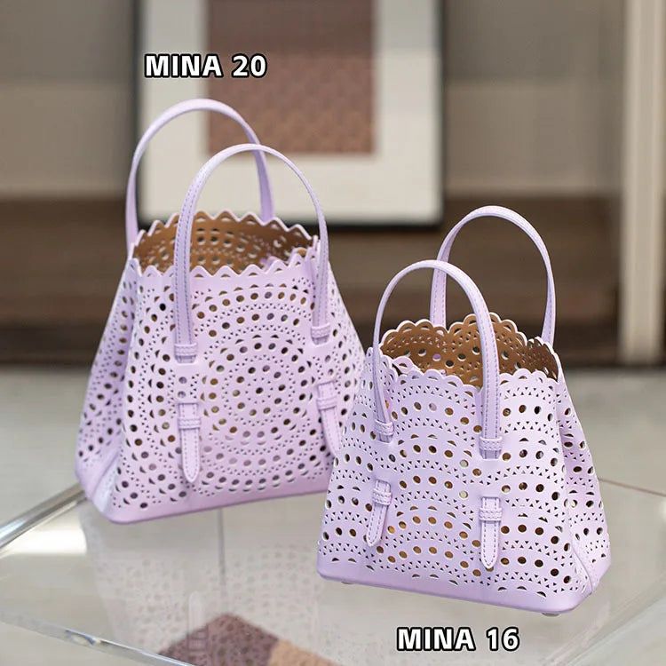 Valentina Urbino Large tote in Lavender