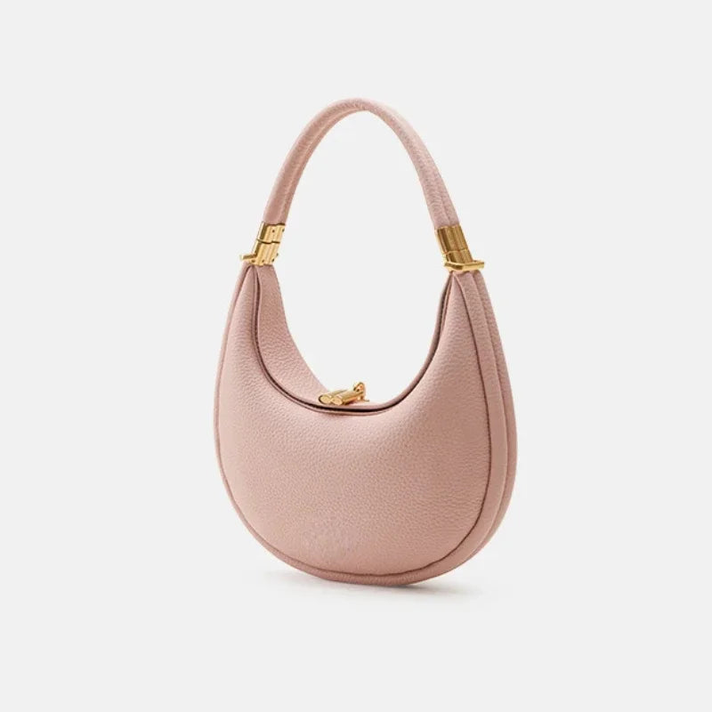 Valentina Todi crescent bag in Nude