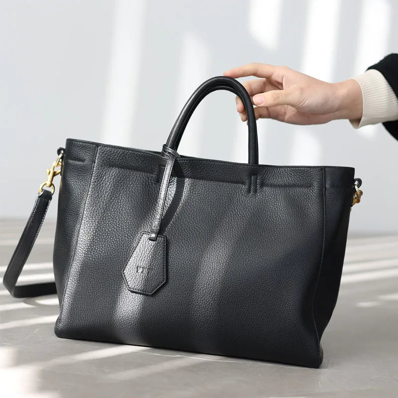 Valentina Torre Large crossbody bag in Elephant Grey, front view