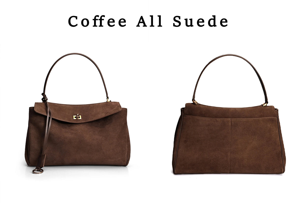 Valentina Dolce Medium tote in Mocha