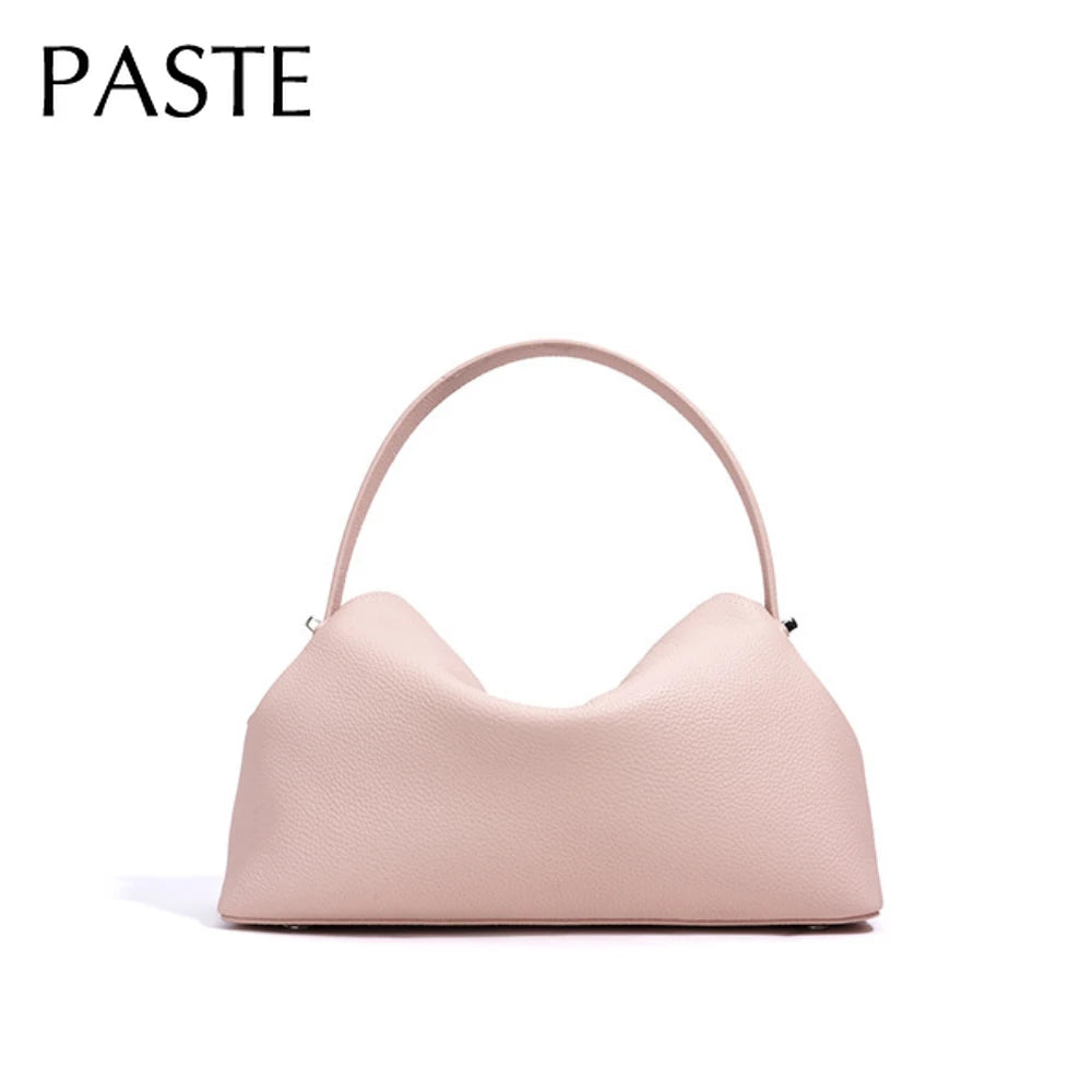 Valentina Tonda hobo in Wine red, worn