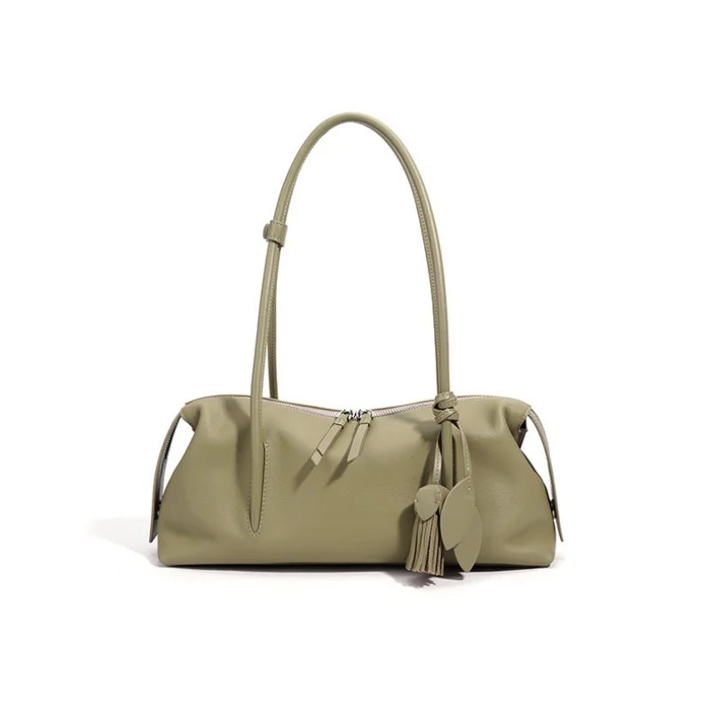 Valentina Sorte tote in Asphalt, front view
