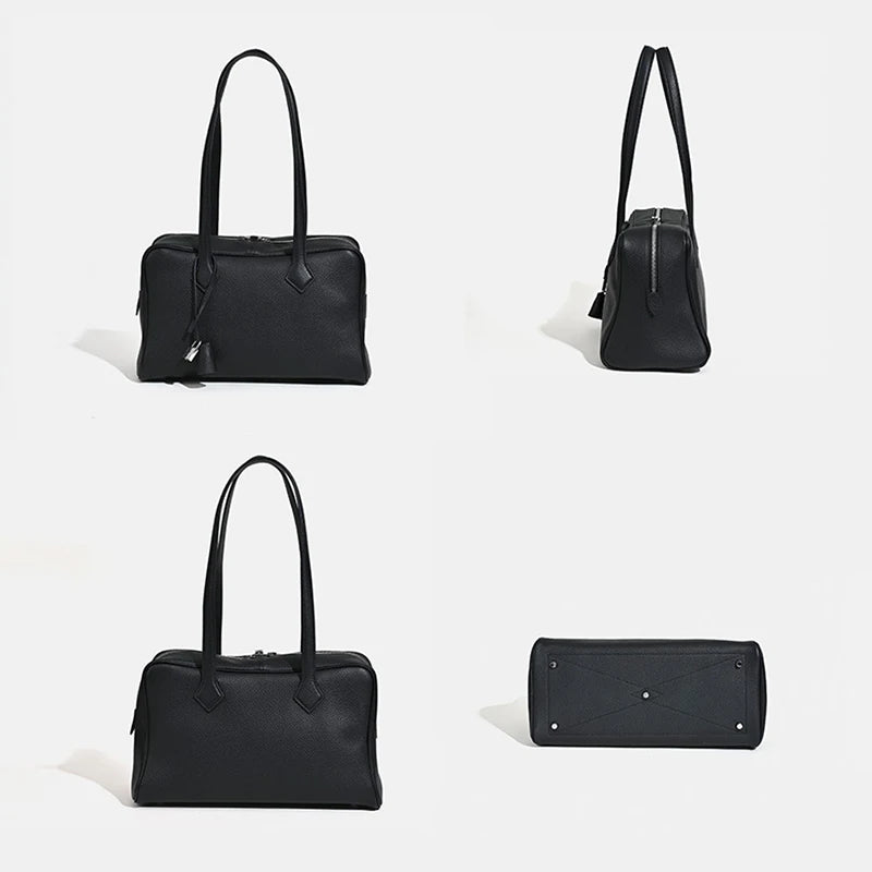 Valentina Rosa Large tote in White, back view