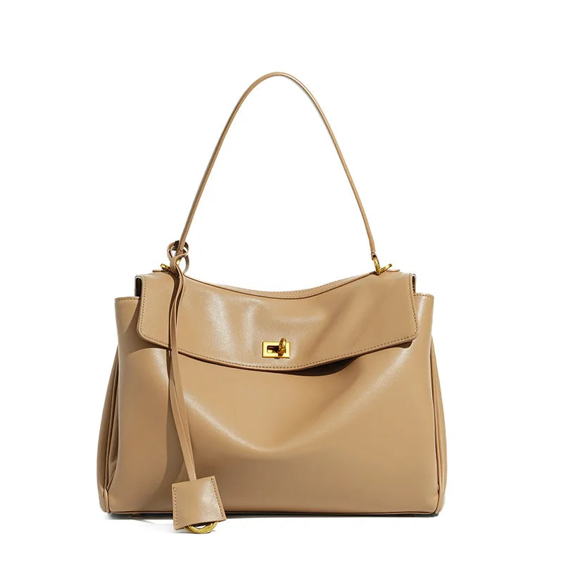 Valentina Tinto Large tote in Milk Tea