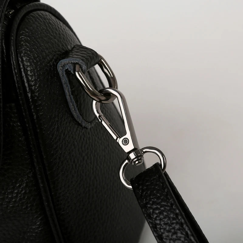 Valentina Fumo tote in Black, worn