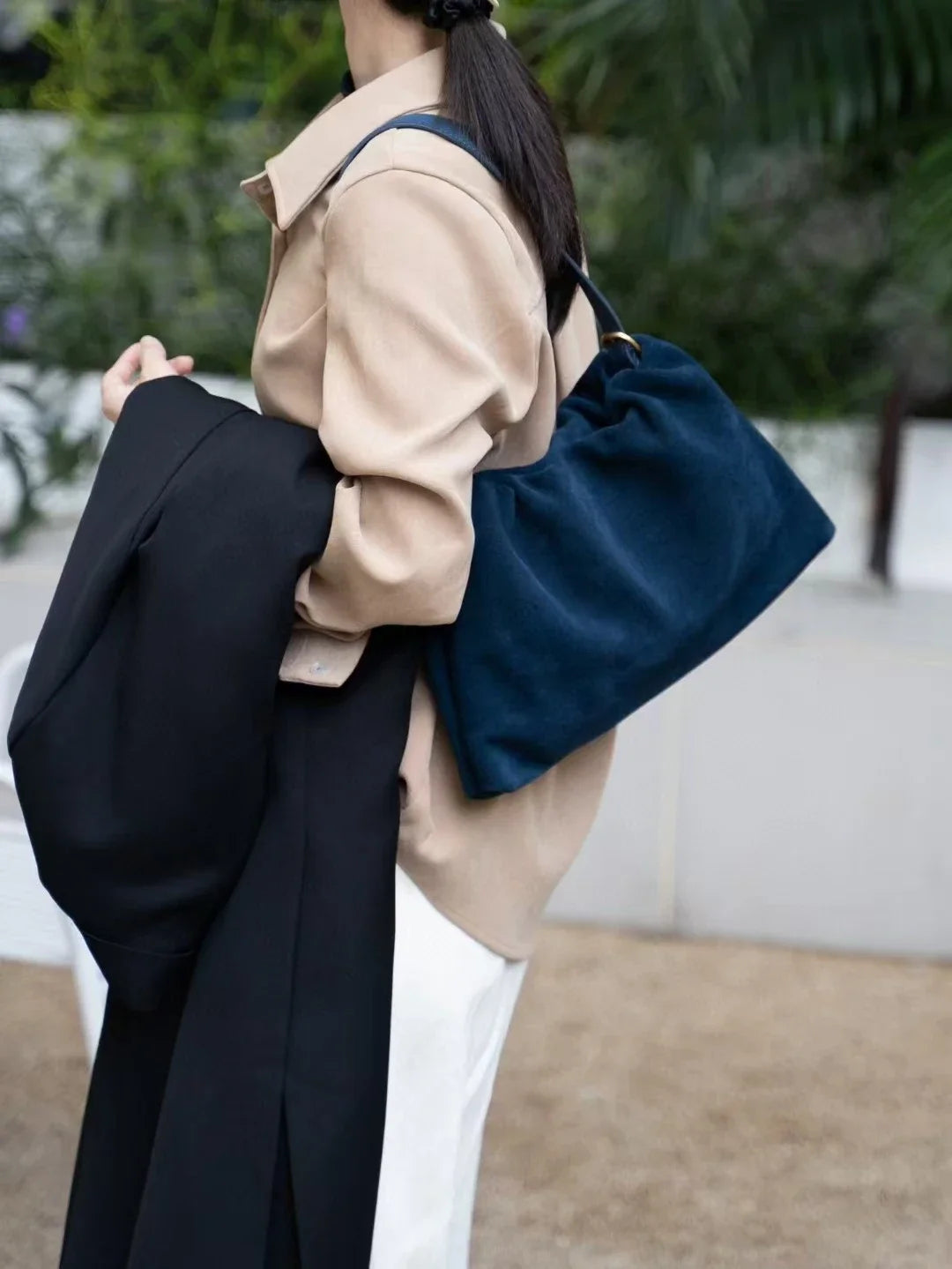 Valentina Cielo tote in Denim