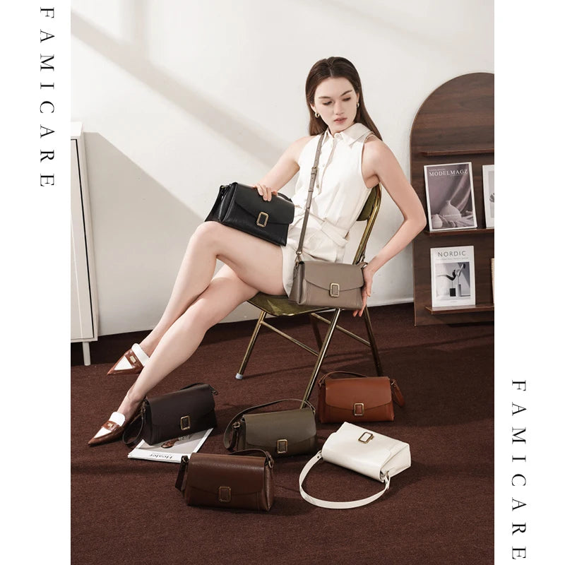 Valentina Creta shoulder bag in Ivory, interior