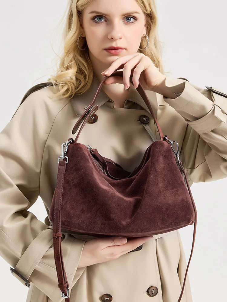 Valentina Ardesia tote in Grey, back view
