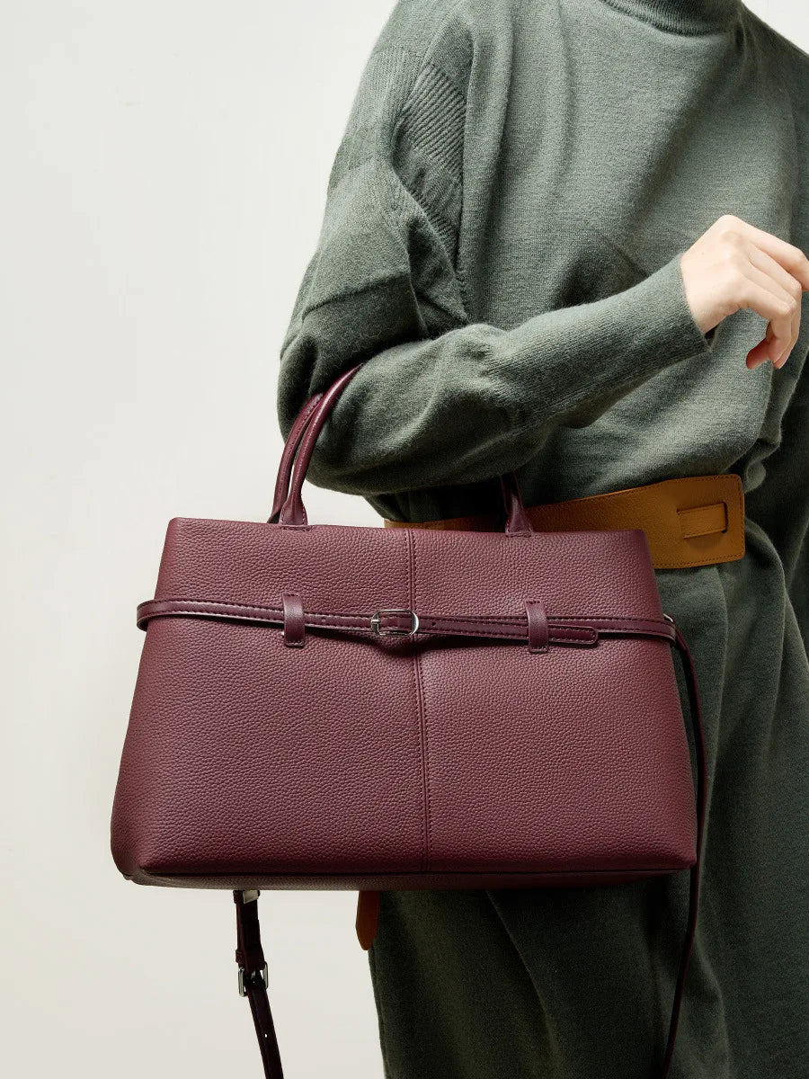 Valentina Pietra crossbody bag in Grey, back view