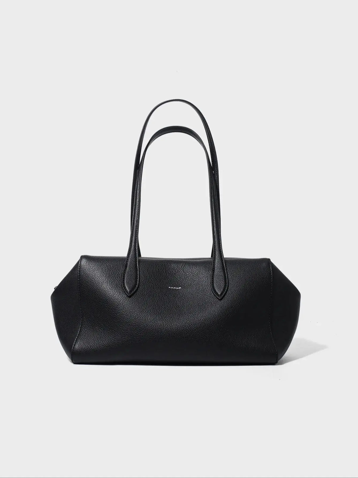 Valentina Cortina tote in Coffee, side view