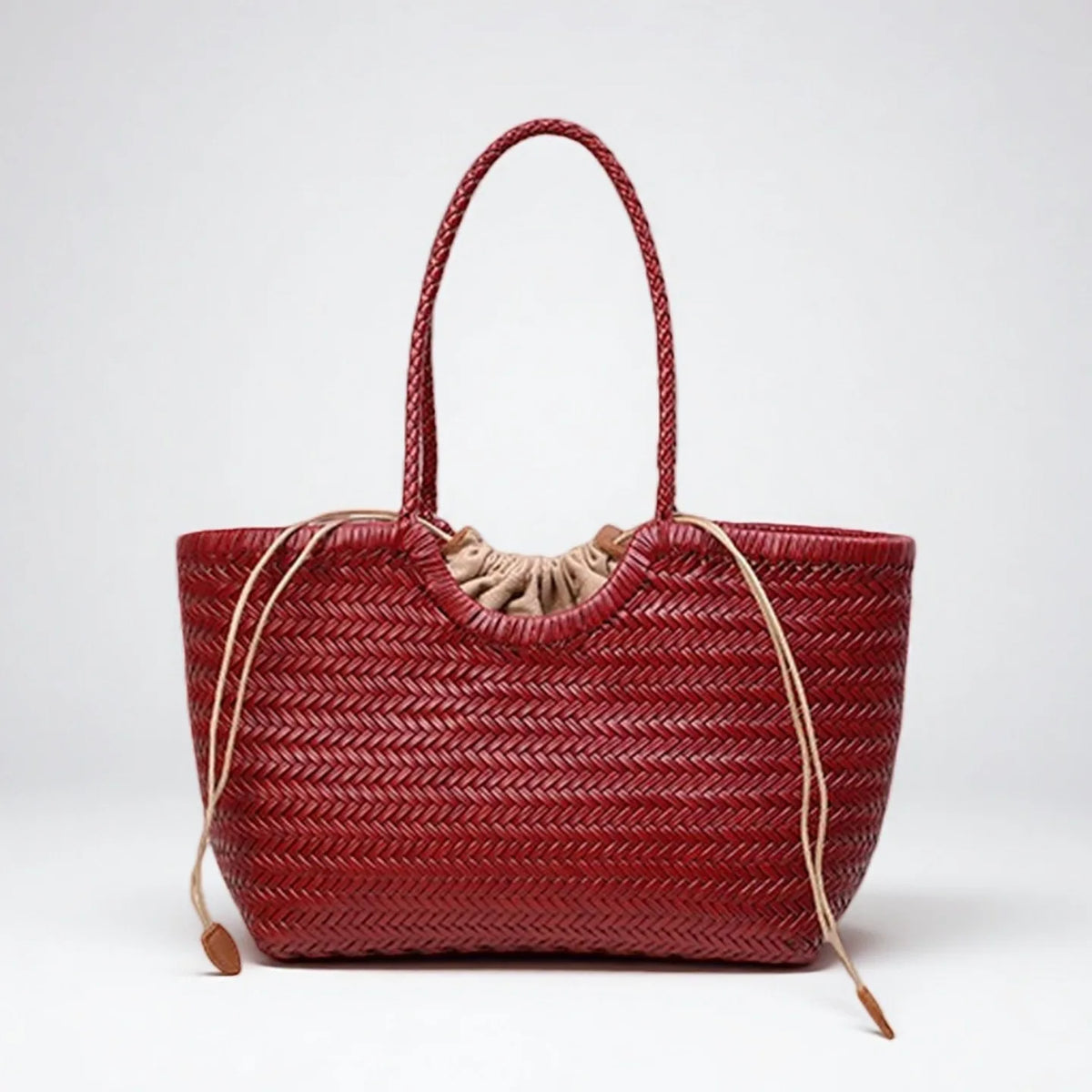 Valentina Matera Large tote in Wine red