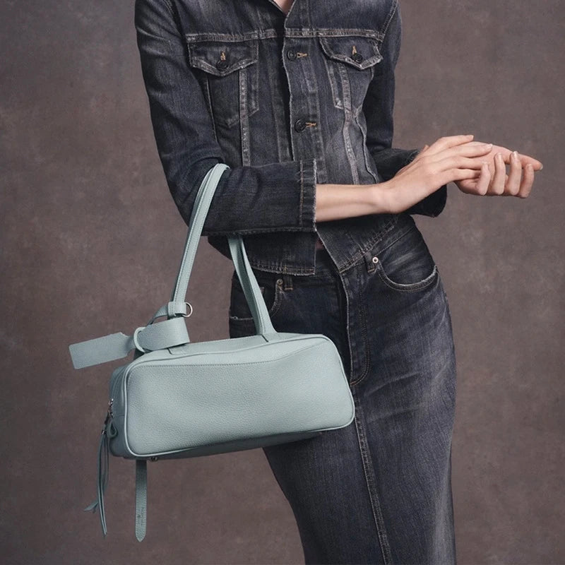 Valentina Treviso Large tote in Mint, interior