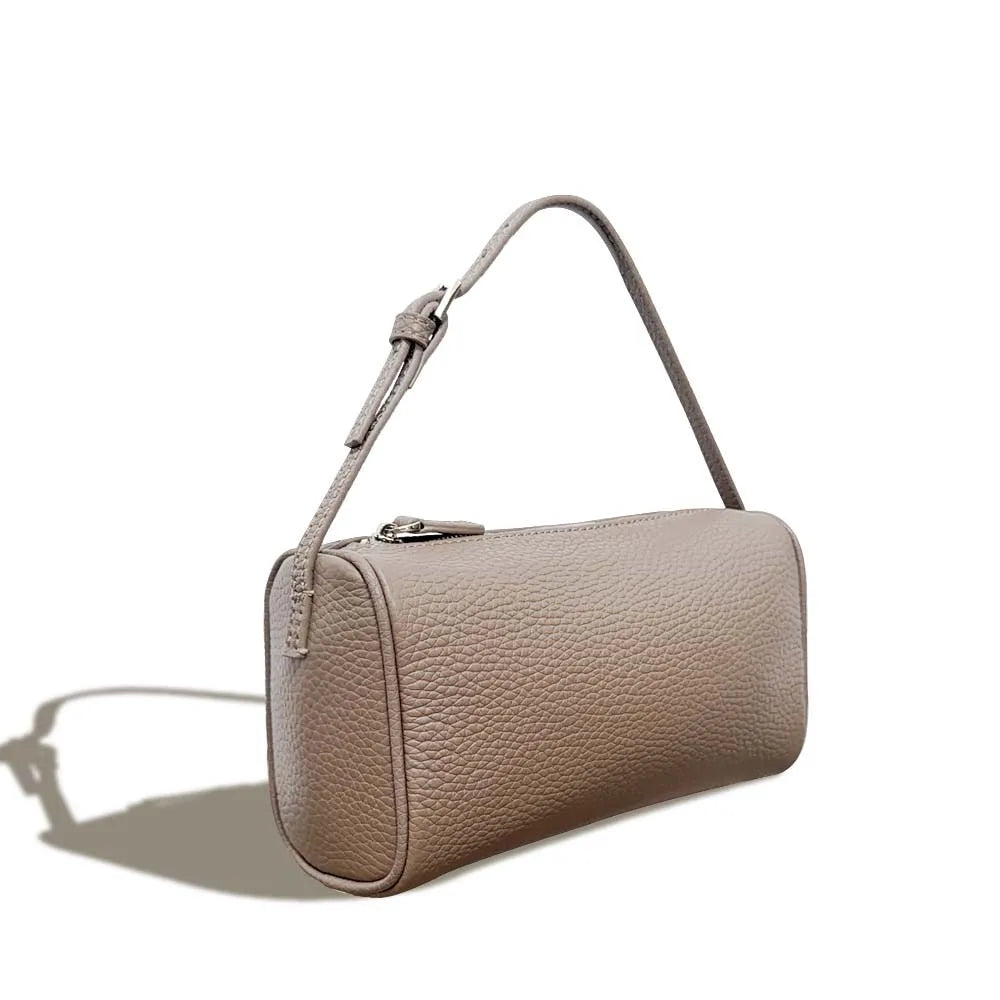 Valentina Lume shoulder bag in Elephant Grey