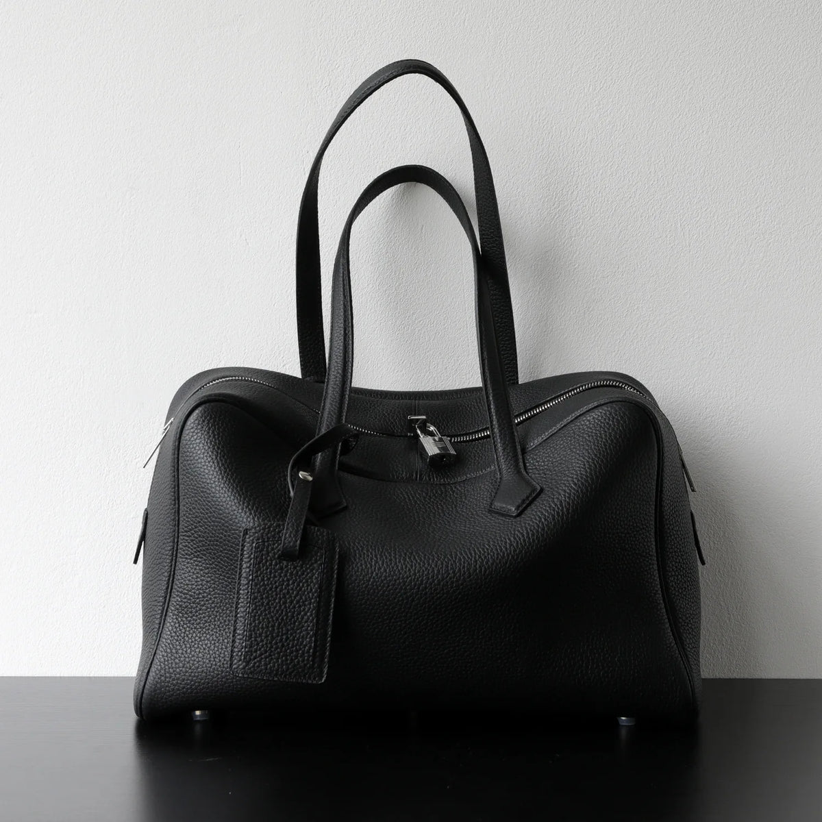 Valentina Portofino bowling bag in Black