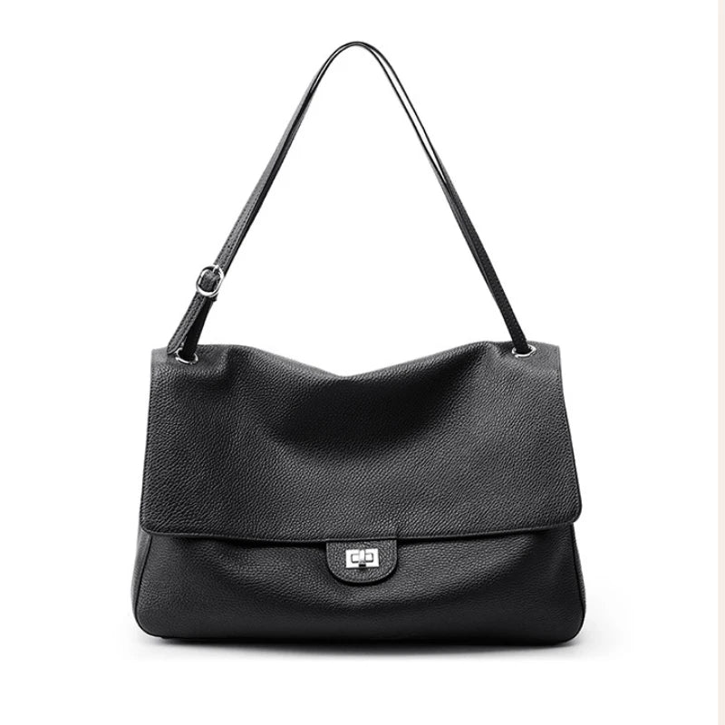 Valentina Brio Large tote in Black