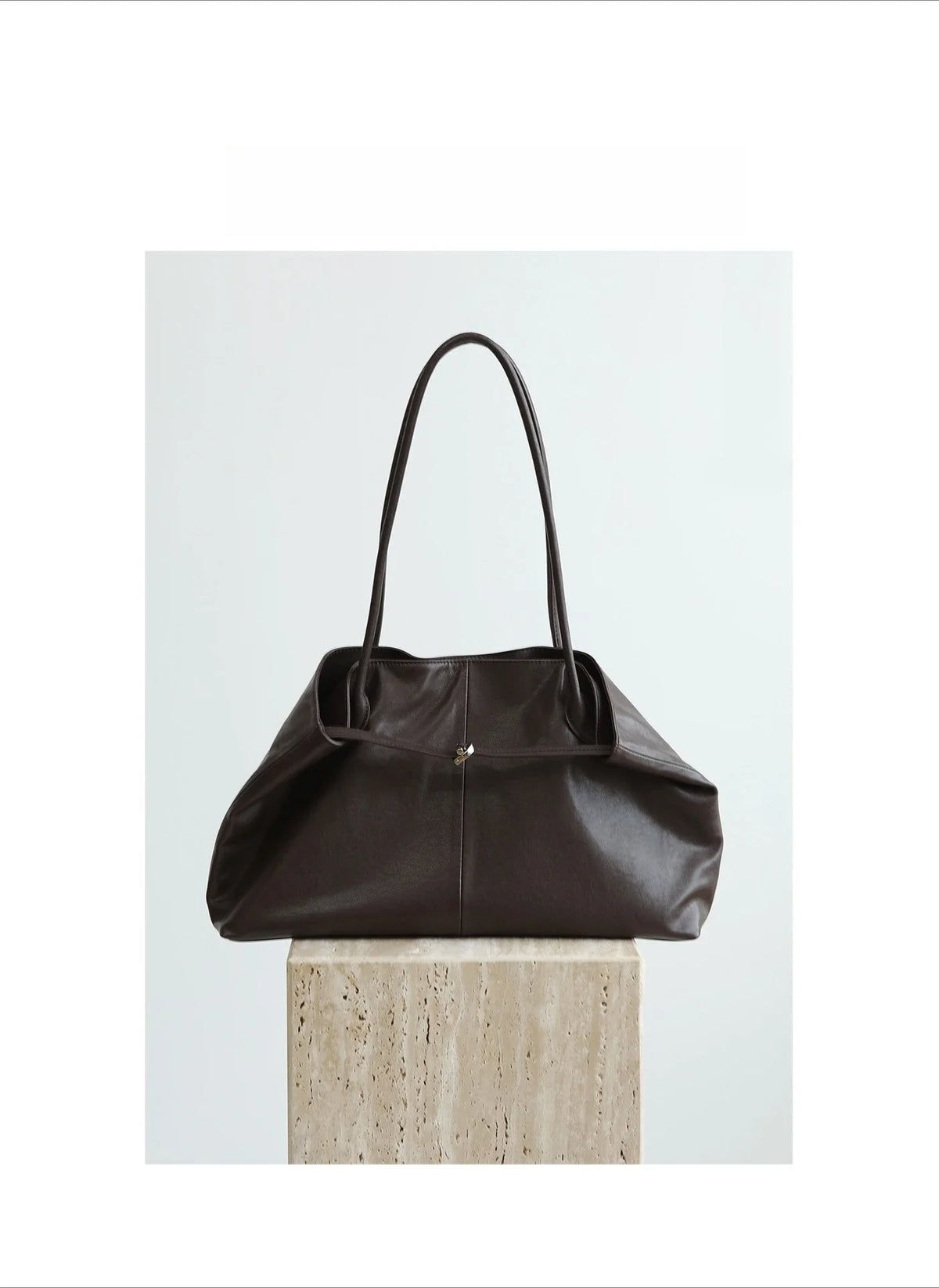 Valentina Nido tote in Coffee