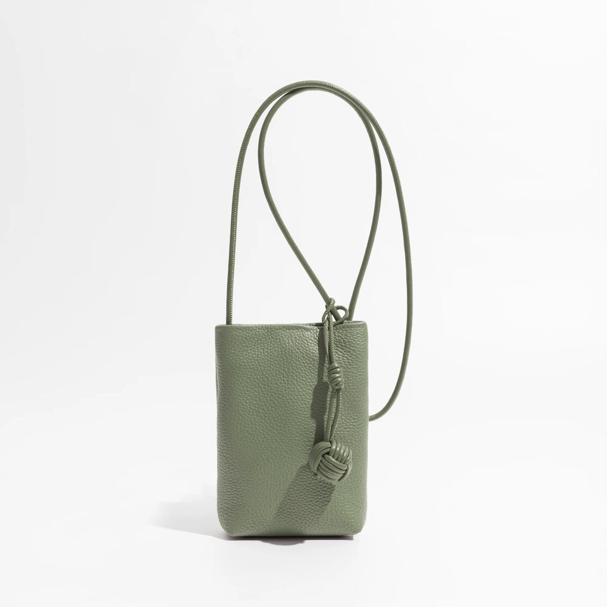 Valentina Cara pouch in Grey Green