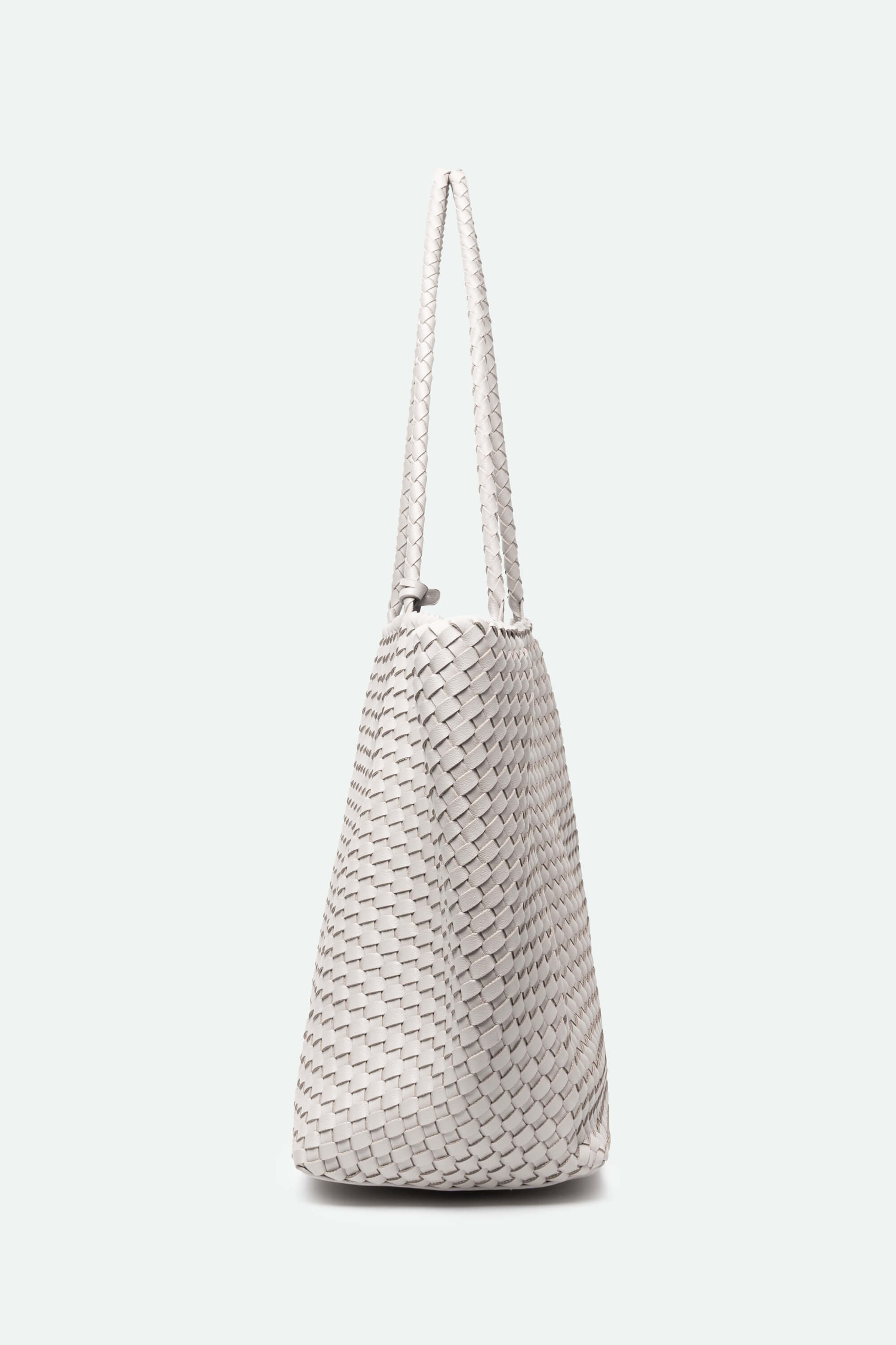 Woven Tote Bag White Side